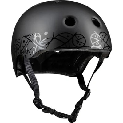 Image of Pro Tec Helmet Classic Cert Pendleton Colab Helmet, Adult Unisex, Matte Black (Black), S