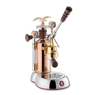 Image of Smeg Lever Handle Coffee Maker with a Capacity of 1.6l La Pavoni Esperto Edotto LPLESE01EU, Steel