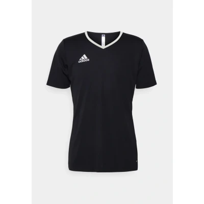 Image of adidas Performance Entrada 22 Sports Tshirt, Men&#039;s, Size: XL, Black