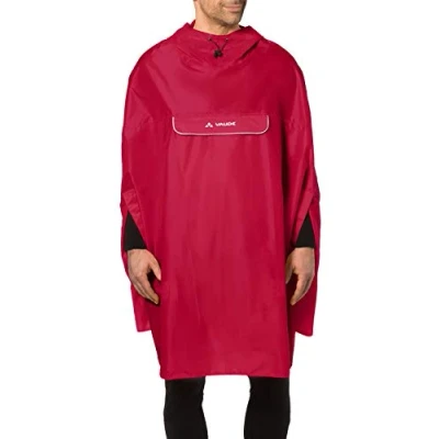 Image of VAUDE Men 022856140200 Valdipino Poncho Indian Red, Small