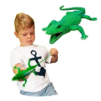 Image of Rep Pals Crocodile, stretchy Toy from Deluxebase. Super animal replicas that feel real, great for kids