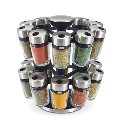 Image of Cambridge Herb &amp; Spice Rack Carousel 20 Jar