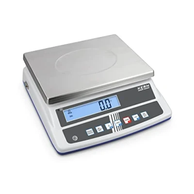 Image of KERN FCD 6K 3 Table Scales (Weighing Range 6 kg, Readability 0.2 g, Weighing Plate 230 x 300 cm, Parcel Scale, Integrated Battery)