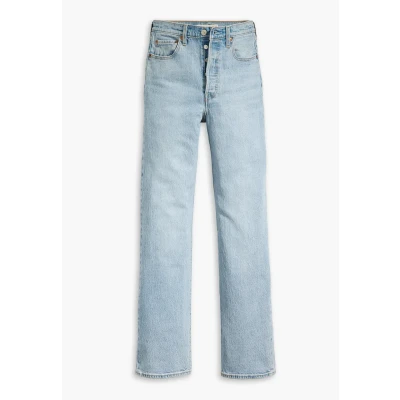 Image of Levi&#039;s Ribcage FULL Length Button FLY Straight leg jeans, Women&#039;s, Size: 29x32, Samba tango light