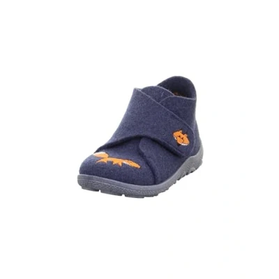 Image of Superfit Boys Happy Hausschuhe, Blau/Orange 8000