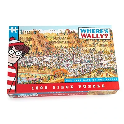 Image of Paul Lamond Where’s Wally The Last Day of Aztecs Puzzle (1000 Piece), Red and White