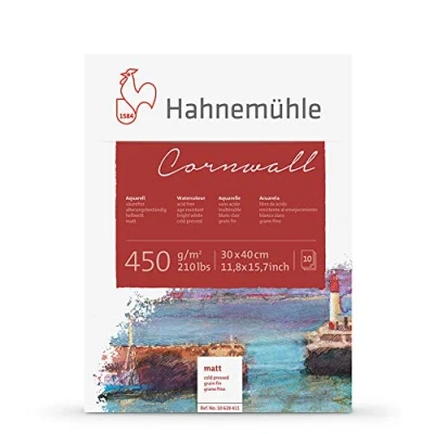 Image of Hahnemuhle Cornwall 450gsm Block 30 x 40cm Matt