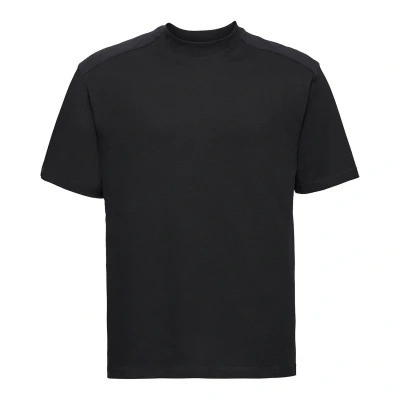 Image of Russell Athletic Mens Heavyweight T Shirt (Black) Size Medium