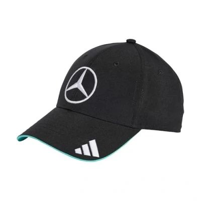 Image of adidas Unisex Mercedes AMG Petronas Formula ONE Team Driver Cap, Black/White, XXS