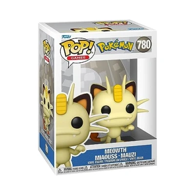Image of Funko POP! Games: Pokemon Meowth Collectable Vinyl Figure Gift Idea Official Merchandise Toys for Kids &amp; Adults Video Games Fans Model Collectors and Display