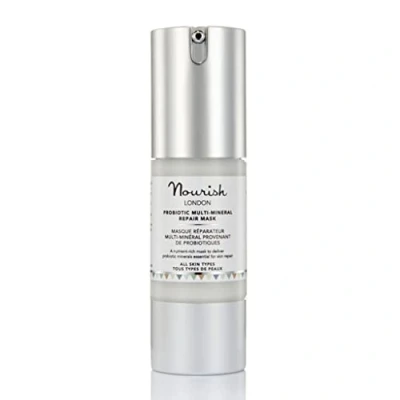 Image of Nourish London Probiotic Multi Mineral Repair Mask 30ml Anti Ageing Cream Face Nutrient Rich Cruelty Free 100% Vegan Award Winning