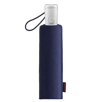 Image of SAMSONITE Alu Drop S Safe 3 Section Auto Open Close Folding Umbrella, 28.5 cm, Blue (Indigo Blue)