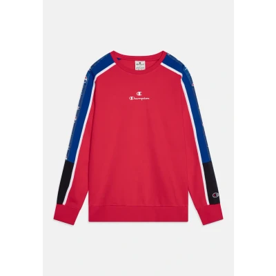 Image of Champion Retro Sport Crewneck Unisex Sweatshirt for kids, Size: 15 16y, Red/bai/white/new navy