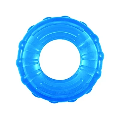 Image of Petstages Orka Tire Royal Blue Treat Dispensing Dog Chew Toy