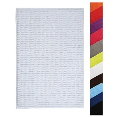 Image of Bath Mat Chenille 60 x 90 cm White
