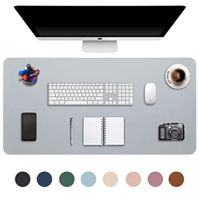 Image of DOBAOJIA Desk Pad XXXXL, Mat, Protector, Writing Pad, for Laptop/Keyboard/Mouse, Waterproof Polyurethane Leather and Non Slip Suede, 100 x 50 cm