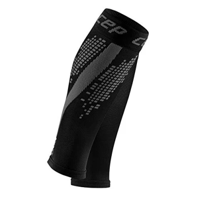 Image of CEP NIGHTTECH calf sleeves REDESIGN for men Reflective in black size V
