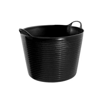 Image of Perry Equestrian Garden Trug/Flexi Tub/Trug Tub/Gorilla Bucket 42L Black