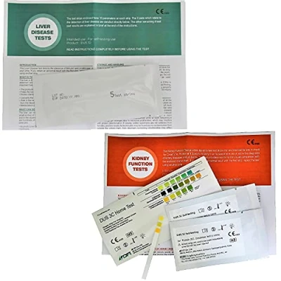 Image of 15 x Liver Disease Function Tests + Kidney Urine Health Check