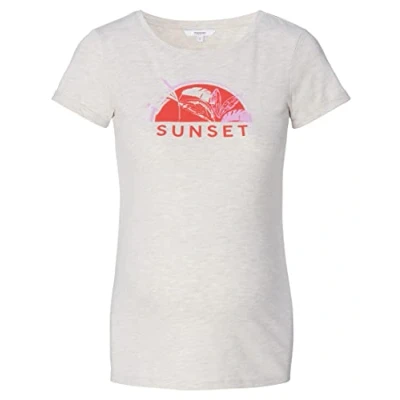 Image of Noppies Women&#039;s Tee Altona Short Sleeve T Shirt, RAS1202 Oatmeal P611, 10