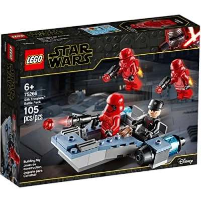 Image of LEGO Star Wars TM 75266 Sith Troopers Battle Pack Playset with Speeder, The Rise of Skywalker Movie Collection