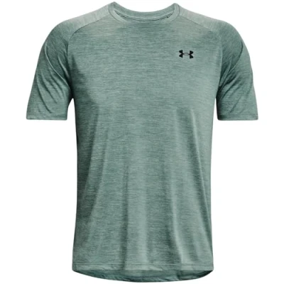 Image of Under Armour TECH Textured Basic Tshirt, Men&#039;s, Size: Large, blue ether