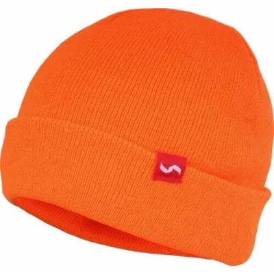 Image of Traega Standard or Thinsulate Lined Beanie Style Hat High Visibility Cold Winter Warm Comfortable Breathable (Orange)
