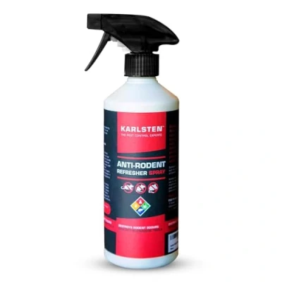 Image of Karlsten Rat and Mice Repellent Spray 500ml Peppermint Oil Repellent, Mouse Spray, Natural Rodent Deterrent for Home Use,