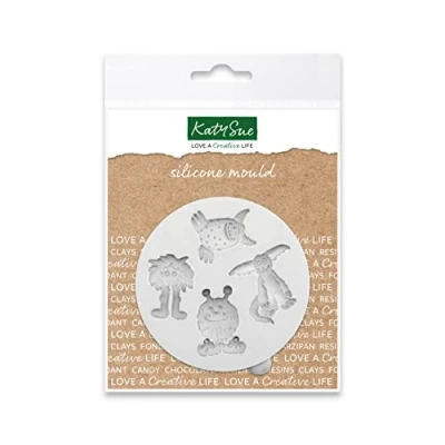 Image of Katy Sue Miniature &#039;Little Monsters&#039; Silicone Mould for Crafts &amp; Cake Decorating
