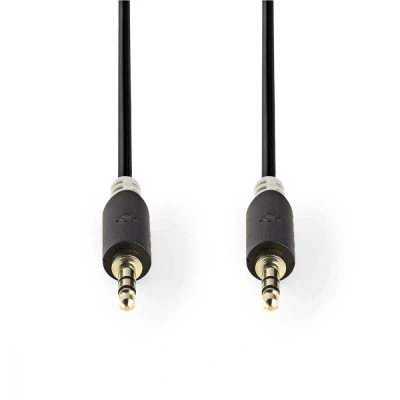 Image of Nedis Stereo Audio Cable 3.5 mm Male 2.0 m Anthracite
