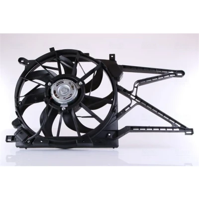 Image of 1551218 Cooling fan NISSENS 85188 362mm 12V with radiator shroud, resistor control unit VAUXHALL: Astravan Mk4, Astra Mk4 Coupe