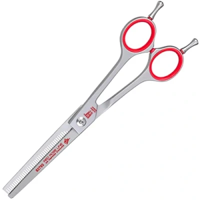 Image of Roseline Red Thinning Scissors 6.5&quot;