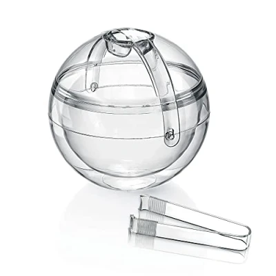 Image of Guzzini Happy Hour, Ice Bucket STELLA Transparent, Ø20 x h20 cm 1900 cc 09870000