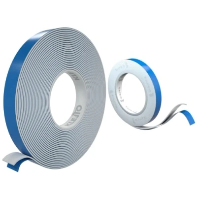 Image of Strong Double Sided Tape, Self Adhesive Two Sticky Pad, Wall Strip White Foam Tape for Carpet, Super Glue Led Strip, Photo Frame, Weatherproof Resistant.