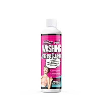 Image of Wipe Out Washing Machine Cleaner and Sanitiser Removes Odours, Limescale &amp; Reside Anti bacterial Deep Clean Sea Breeze Fragrance 500ml