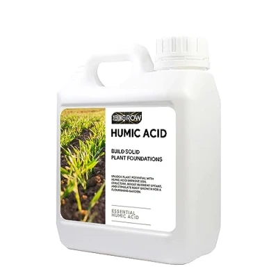 Image of UK Grow Premium Hydroponic and Soil Nutrients Maximize Plant Growth Yield (1Ltr, Humic)