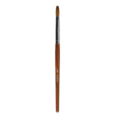 Image of KADS Kolinsky Sable Acrylic Nail Art Brush Red Wood Pen for Manicure Tool (8#)