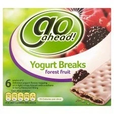Image of Go Ahead Yogurt Breaks Forest Fruits 6 Pack 216G