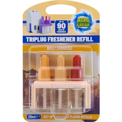 Image of 4Pack AERO FRESH 20ML PLUG IN HOME FRAGRANCE 80ML REFILLS MACHINE AIR FRESHENER (Random Fragrance)
