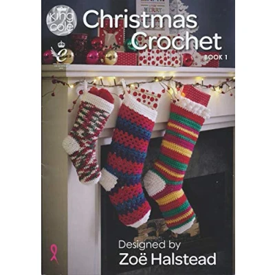 Image of King Cole Crochet Pattern Book Christmas 1 DK
