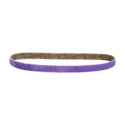 Image of 3M Cubitron II File Belt, 33446, 80+ Grit, 1/2 in x 18 in, Belts, Resin Bonded, Spot Weld Removal, Pack of 10
