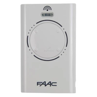 Image of FAAC Remote Control for XT4 868 SLH, 4 Button, Frequency 868.35 MHz, Compatible with T2 DL2 868SLH, TML2 SLH LR, BLACK