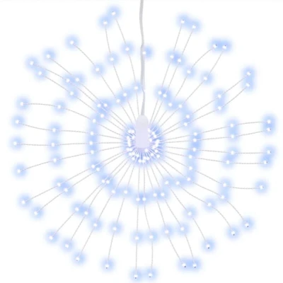 Image of vidaXL Christmas Starburst Lights 140 LEDs 2 pcs Cold White 17 cm