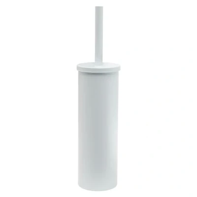 Image of Gedy TONGA BRUSH, Stainless Steel chromall, matte white, 9,1x9,1x37,7cm