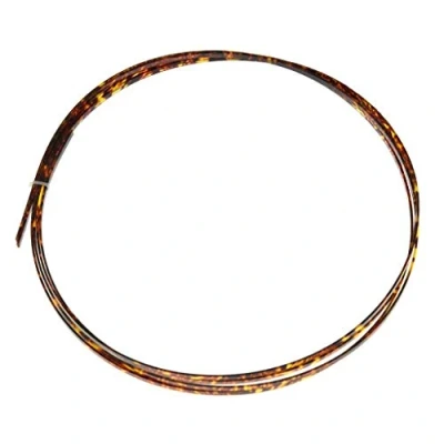 Image of Dopro 2pcs Guitar Binding Purfling Strips Strip 1650 * 5 1.5mm for Acoustic or Classical Tortoise Shell