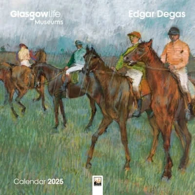 Image of Glasgow Museums: Edgar Degas Wall Calendar 2025 (Art Calendar)
