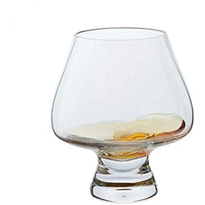 Image of Dartington Personalised Handmade Armchair Spirits Swirler Brandy Glass Add Engraving