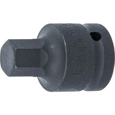 Image of BGS 5054 17 Impact Bit Socket length 55 mm 20 (3/4&quot;) Drive internal Hexagon