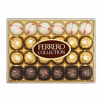 Image of 24 Ferrero Rocher Collection chocolat truffes Raffaello, RondNoir, Rocher. 269g de plaisir