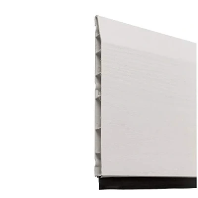 Image of White 150mm 6&quot; Chamfered Skirting Board 2.5m (8.2ft) Long uPVC Plastic Roomline